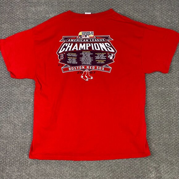 Boston Red Sox 2007 American League Champions T Shirt XL World Series - Picture 2 of 10